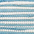 20" X 20" Air Blue White And Tan 100% Cotton Striped Zippered Pillow