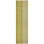 2' X 8' Gold Striped Washable Non Skid Indoor Outdoor Runner Rug