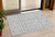 3' X 5' Gray And Ivory Geometric Washable Indoor Outdoor Area Rug Transitional Style - Gray, Ivory Color