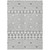 3' X 5' Gray And Ivory Geometric Washable Indoor Outdoor Area Rug Transitional Style - Gray, Ivory Color