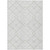 3' X 5' Ivory Beige And Tan Geometric Washable Indoor Outdoor Area Rug