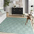 7' X 10' Aqua Indoor Outdoor Area Rug