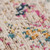 6' Ivory And Yellow Oriental Distressed Round Rug