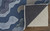 5' X 8' Blue and Gray Wool Abstract Hand Tufted Area Rug