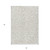 5' X 8' Ivory And Brown Polka Dot Washable Indoor Outdoor Area Rug