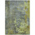5' X 8' Fern Green Gray And Olive Green Abstract Washable Indoor Outdoor Area Rug