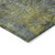 5' X 8' Fern Green Gray And Olive Green Abstract Washable Indoor Outdoor Area Rug