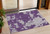3' X 5' Purple And Lavender Abstract Washable Indoor Outdoor Area Rug Transitional Style - Purple, Lavender Color