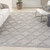 7' X 10' Gray Indoor Outdoor Area Rug - Gray