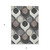 5' X 8' Gray Beige And Taupe Ogee Washable Indoor Outdoor Area Rug