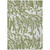 5' X 8' Green Gray And Ivory Animal Print Washable Indoor Outdoor Area Rug - 608219247096