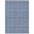 5' X 8' Navy Blue And Ivory Geometric Washable Indoor Outdoor Area Rug Transitional Style - Navy Blue, Ivory Color