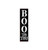 36" Black And White Solid Wood Boo Halloween Porch Sign