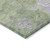 3' X 5' Artichoke Green Lavender And Ivory Abstract Washable Indoor Outdoor Area Rug - 880016798555