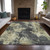 3' X 5' Gray And Beige Abstract Washable Indoor Outdoor Area Rug