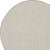 4' Ivory And Silver Round Geometric Indoor Outdoor Area Rug