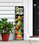 36" Black Green And Orange Solid Wood Cinco de Mayo Tree Porch Sign