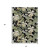 3' X 5' Black Beige And Fern Green Botanical Leaves Washable Indoor Outdoor Area Rug
