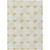 5' X 8' Gold And Beige Abstract Washable Indoor Outdoor Area Rug