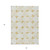 5' X 8' Gold And Beige Abstract Washable Indoor Outdoor Area Rug
