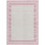5' X 8' Pink And Ivory Striped Washable Indoor Outdoor Area Rug Transitional Style - Pink, Ivory Color