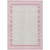 5' X 8' Pink And Ivory Striped Washable Indoor Outdoor Area Rug Transitional Style - Pink, Ivory Color