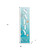36" Aqua Blue And White Wood Sandy Kisses Porch Sign