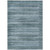5' X 8' Artichoke Green And Blue Striped Washable Indoor Outdoor Area Rug