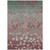 5' X 8' Blush And Emerald Floral Washable Indoor Outdoor Area Rug
