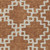 5' X 8' Brown And Ivory Geometric Washable Indoor Outdoor Area Rug Transitional Style - Brown, Ivory Color