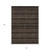 3' X 5' Chocolate And Brown Southwestern Washable Indoor Outdoor Area Rug