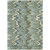 3' X 5' Sage And Artichoke Green Abstract Washable Indoor Outdoor Area Rug