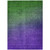 5' X 8' Green Purple And Charcoal Ombre Washable Indoor Outdoor Area Rug