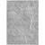 3' X 5' Gray Ivory And Silver Abstract Washable Indoor Outdoor Area Rug