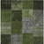 5' X 8' Olive Green And Artichoke Green Patchwork Washable Indoor Outdoor Area Rug - Olive Green, Artichoke Green