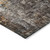 3' X 5' Taupe Chocolate And Copper Abstract Washable Indoor Outdoor Area Rug