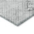3' X 5' Gray Charcoal And Silver Geometric Washable Indoor Outdoor Area Rug Transitional Style - Gray, Charcoal, Silver Color