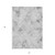 3' X 5' Gray Charcoal And Silver Geometric Washable Indoor Outdoor Area Rug Transitional Style - Gray, Charcoal, Silver Color