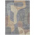 3' X 5' Gray And Gold Abstract Washable Indoor Outdoor Area Rug