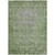 5' X 8' Fern Green Oriental Washable Indoor Outdoor Area Rug