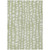 5' X 8' Artichoke Green And Ivory Abstract Washable Indoor Outdoor Area Rug - 608219057602
