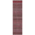 2' X 8' Merlot Striped Washable Indoor Outdoor Runner Rug
