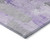 5' X 8' Lavender And Ivory Abstract Washable Indoor Outdoor Area Rug - Lavender, Ivory