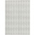 5' X 8' Ivory And Beige Geometric Washable Indoor Outdoor Area Rug