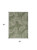 5' X 7' Ivory And Green Palm Leaf Indoor Outdoor Area Rug - Ivory, Green