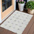3' X 5' Gray And Beige Abstract Washable Indoor Outdoor Area Rug