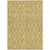 5' X 8' Gold Taupe And Beige Geometric Washable Indoor Outdoor Area Rug