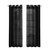 Set of Two 84"  Black Solid Modern Window Panels