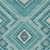 3' X 5' Teal Blue And Ivory Tribal Washable Indoor Outdoor Area Rug