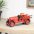 7" Red and Gold Metal Hand Painted 1923 style fire truck Model Car
